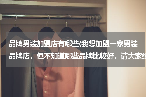 品牌男装加盟店有哪些(我想加盟一家男装品牌店，但不知道哪些品牌比较好，请大家给我来推荐，价位大概在一千到三千左右，谢谢了)