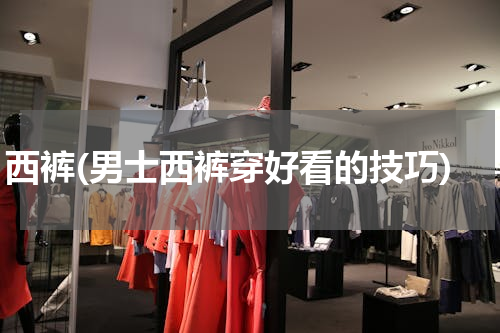 西裤(男士西裤穿好看的技巧)