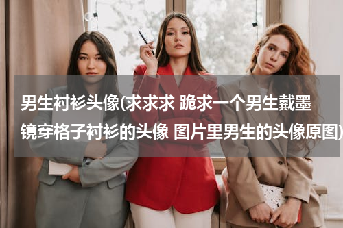 男生衬衫头像(求求求 跪求一个男生戴墨镜穿格子衬衫的头像 图片里男生的头像原图)