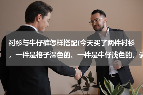 衬衫与牛仔裤怎样搭配(今天买了两件衬衫，一件是格子深色的、一件是牛仔浅色的，请问可以搭配怎样的裤子比较好看啊？)