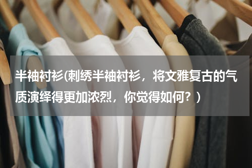 半袖衬衫(刺绣半袖衬衫，将文雅复古的气质演绎得更加浓烈，你觉得如何？)