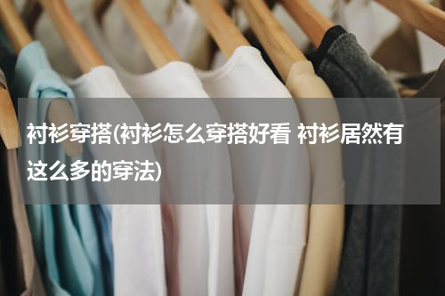 衬衫穿搭(衬衫怎么穿搭好看 衬衫居然有这么多的穿法)