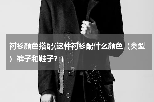 衬衫颜色搭配(这件衬衫配什么颜色（类型）裤子和鞋子？)
