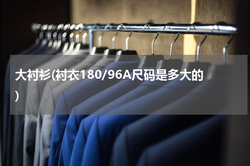 大衬衫(衬衣180/96A尺码是多大的)