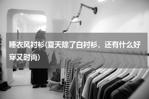 睡衣风衬衫(夏天除了白衬衫，还有什么好穿又时尚)