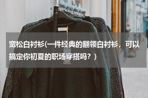 宽松白衬衫(一件经典的翻领白衬衫，可以搞定你初夏的职场穿搭吗？)