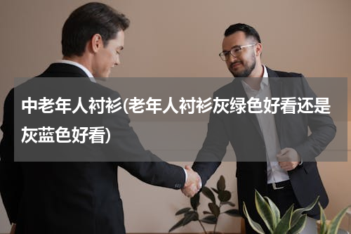中老年人衬衫(老年人衬衫灰绿色好看还是灰蓝色好看)