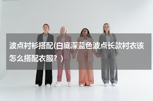 波点衬衫搭配(白底深蓝色波点长款衬衣该怎么搭配衣服？)