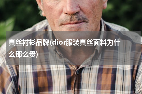 真丝衬衫品牌(dior服装真丝面料为什么那么贵)