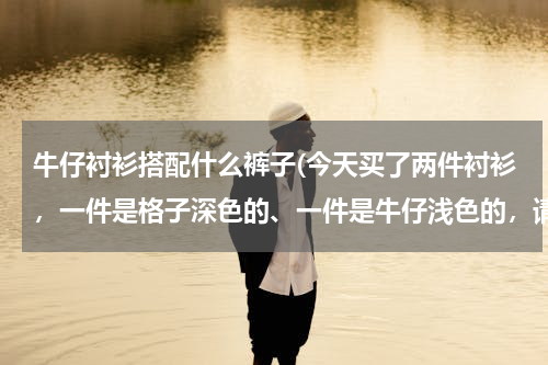 牛仔衬衫搭配什么裤子(今天买了两件衬衫，一件是格子深色的、一件是牛仔浅色的，请问可以搭配怎样的裤子比较好看啊？)