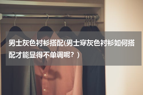 男士灰色衬衫搭配(男士穿灰色衬衫如何搭配才能显得不单调呢？)