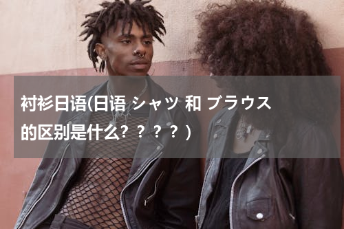 衬衫日语(日语 シャツ 和 ブラウス 的区别是什么？？？？)