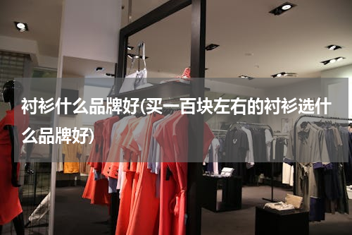 衬衫什么品牌好(买一百块左右的衬衫选什么品牌好)