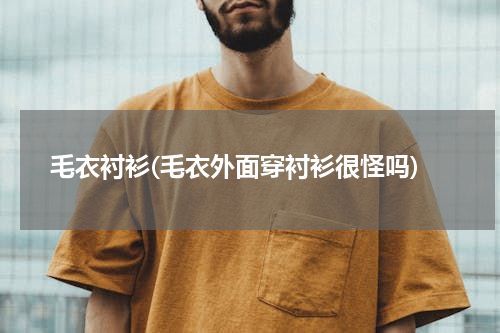 毛衣衬衫(毛衣外面穿衬衫很怪吗)