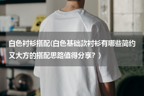 白色衬衫搭配(白色基础款衬衫有哪些简约又大方的搭配思路值得分享？)